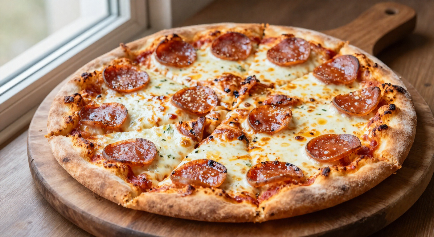 Crispy Edge Copycat Pepperoni Little Caesars Pizza at Home